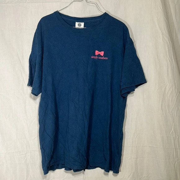 Simply Southern “happy girls are the preppiest” tshirt - Picture 2 of 4